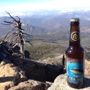 Summit Beer, Cuyamaca Peak (highest peak in San Diego)